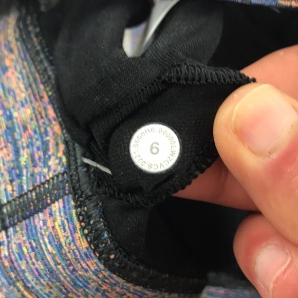 NWT Lululemon Energy Bra High Neck Long Line Spectral Fusion Jacquard Autumn Red - Picture 5 of 5